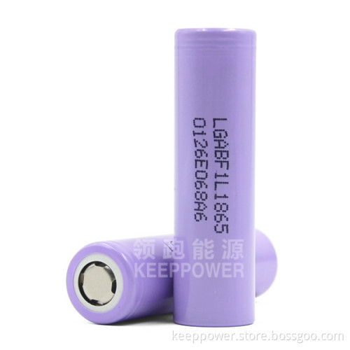 INR18650F1L 3.6V li ion rechargeable battery cell LG 18650 3400mAh 3350mAh